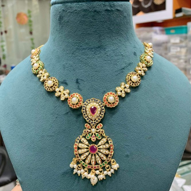 jadau necklace set 455435
