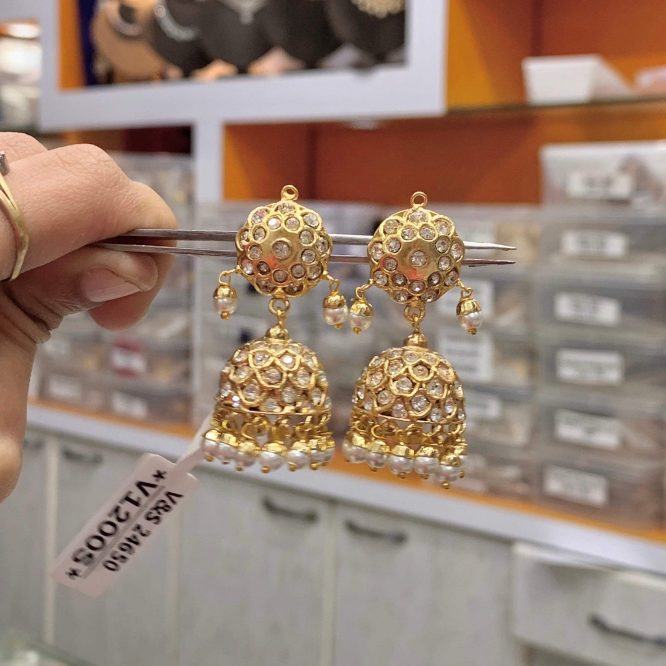 Jadau Earrings