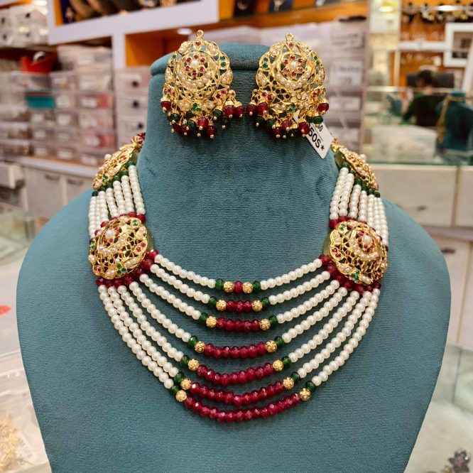 Jadau Necklace Set 41575