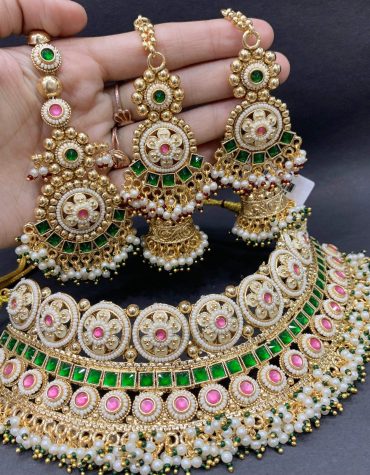 Kundan Necklace Set 46643