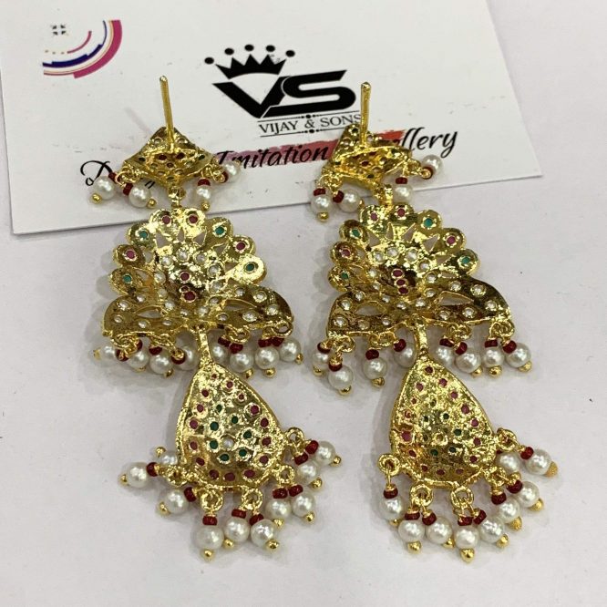 Jadau Earrings
