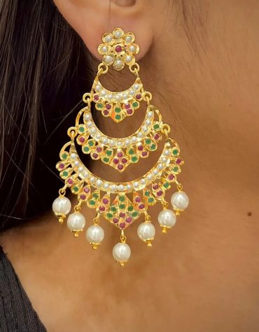 Jadau Earrings 355677
