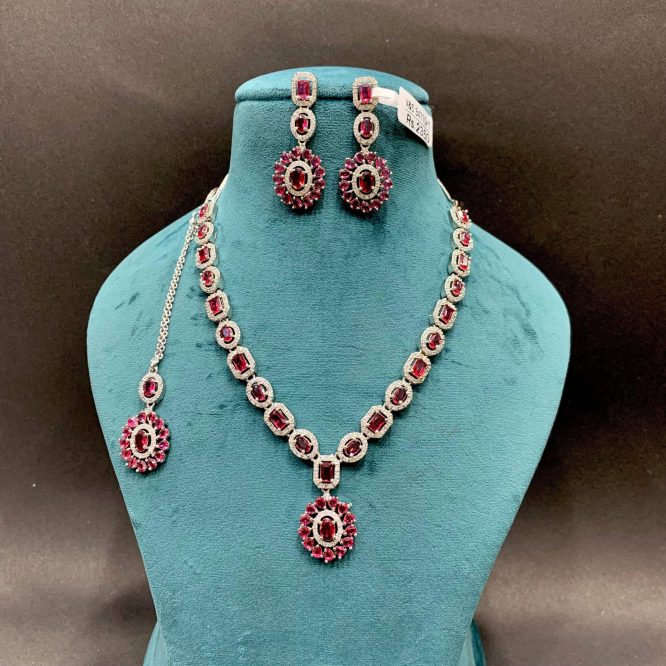 Zircon Necklace Set