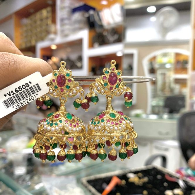 Jadau Earrings