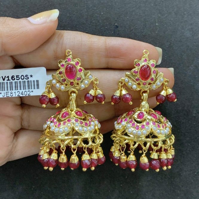 Jadau Earrings