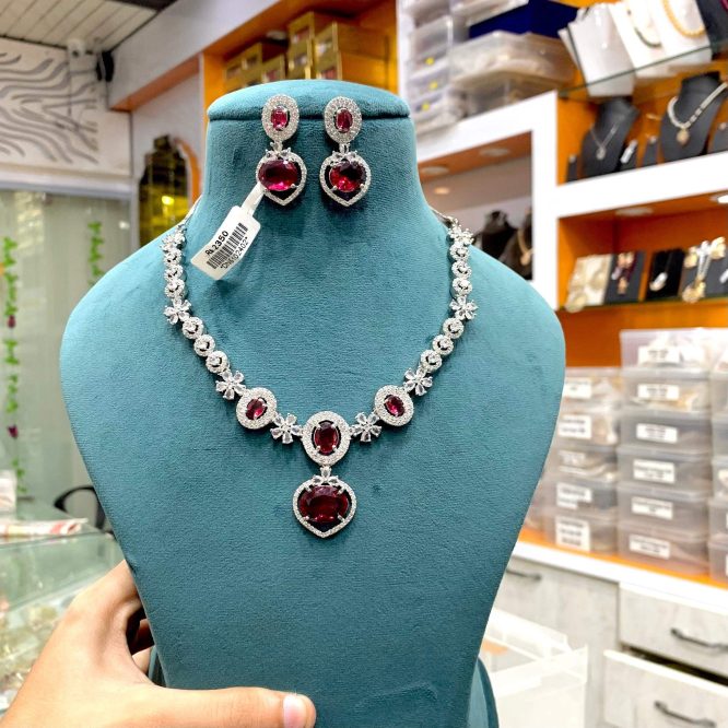 Zircon Necklace Set