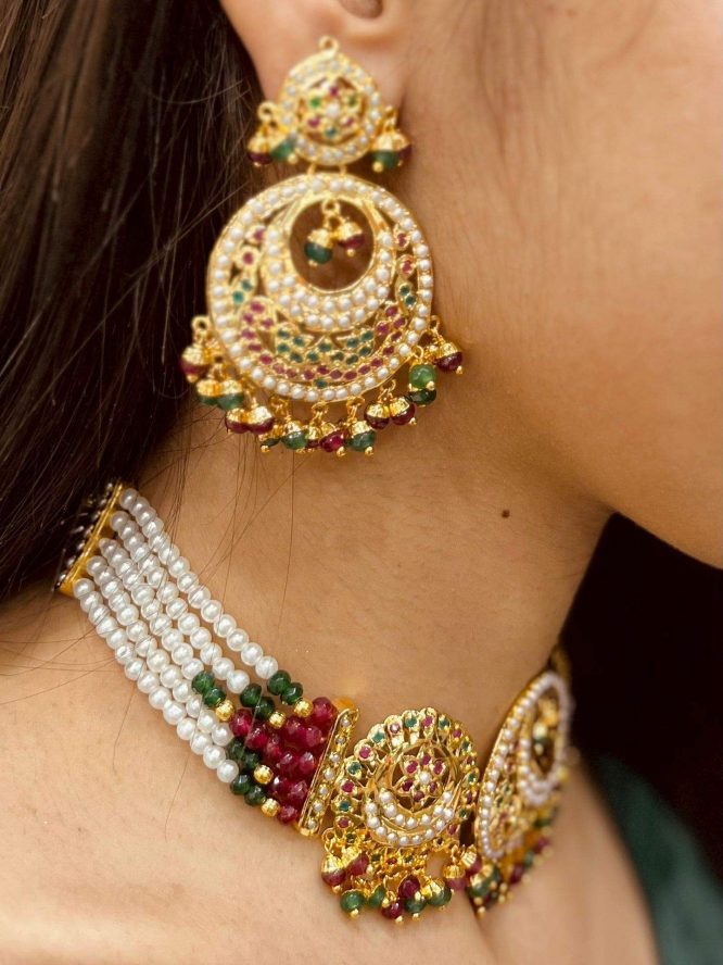 Jadau Necklace set 24578