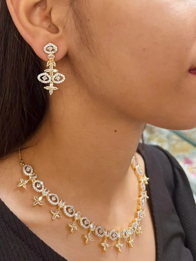 Zircon Necklace Set