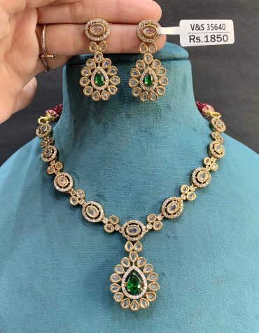 Zircon Necklace Set 468356