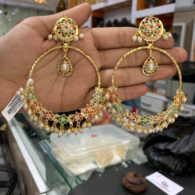 Jadau Earrings