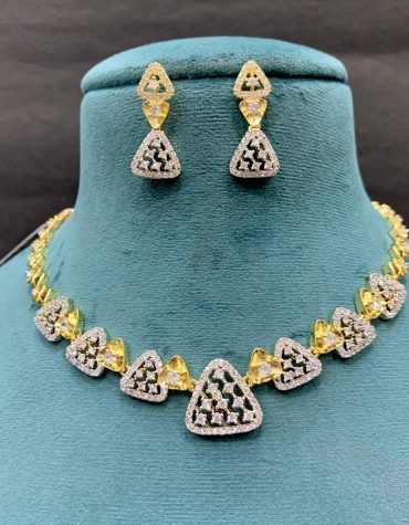 Zircon Necklace Set 3457624