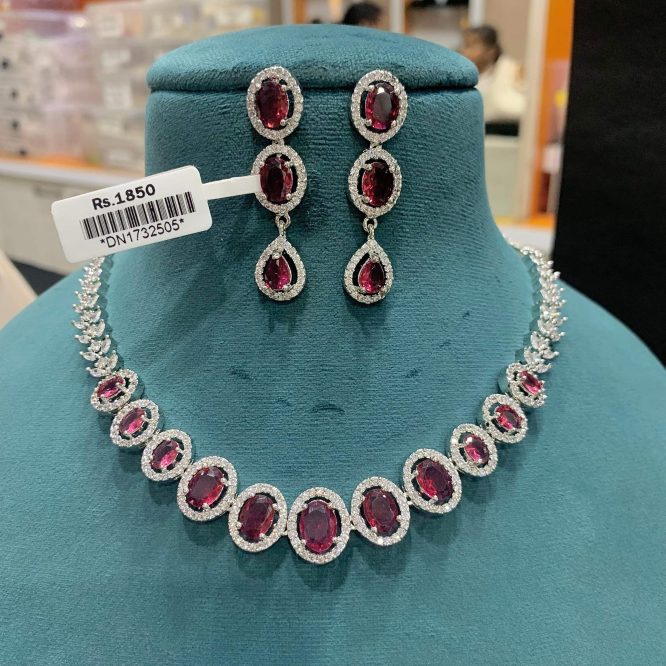 Zircon Necklace Set