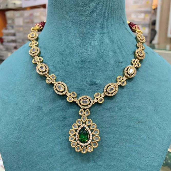 Zircon Necklace Set 468356