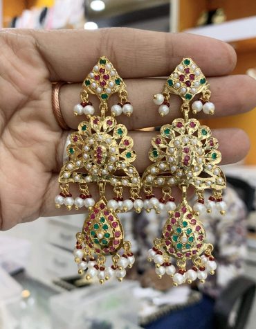 Jadau Earrings