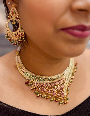 Jadau Necklace Sets 65498