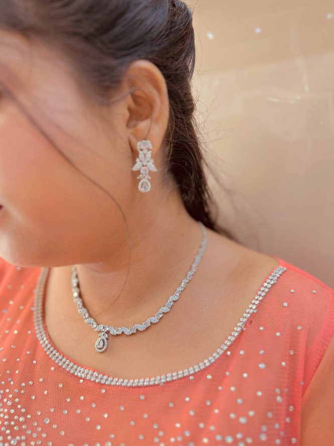 Zircon Necklace Set