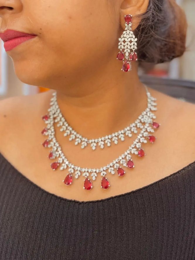 Zircon Necklace Set