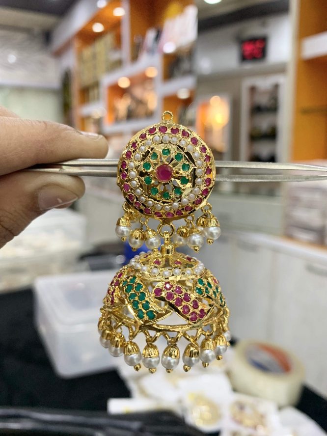 Jadau Earrings