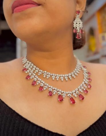 Zircon Necklace Set