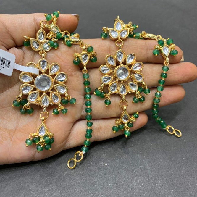 Kundan earrings