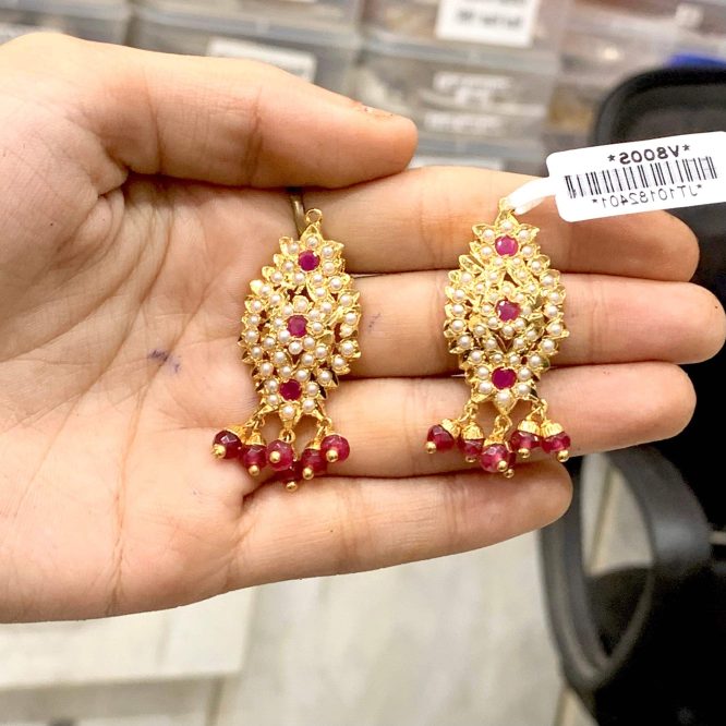 Jadau Earrings