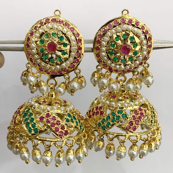 Jadau Earrings