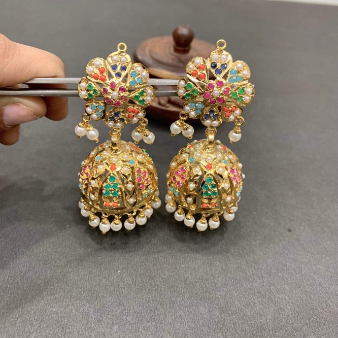 Jadau Earrings