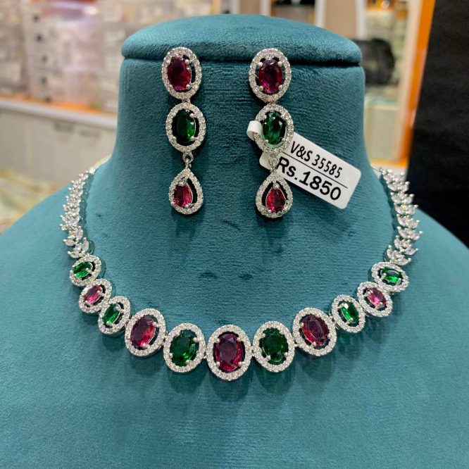 Zircon Necklace Set