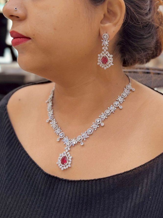 Zircon Necklace Set