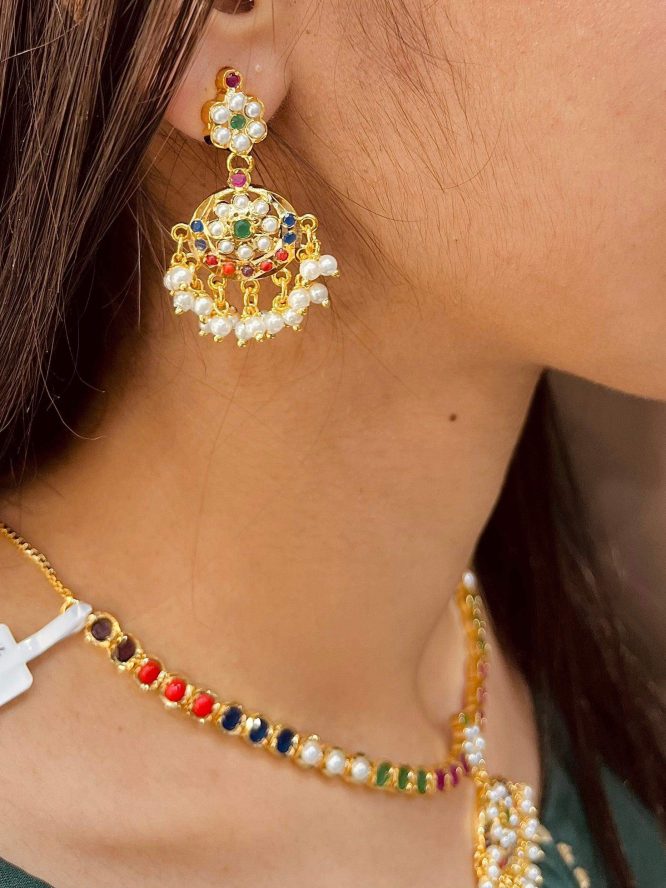 Jadau necklace set