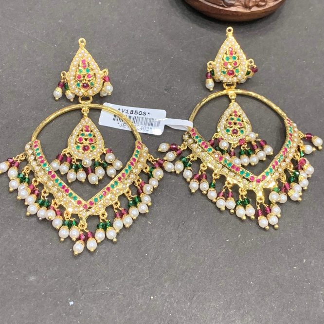 Jadau Earrings