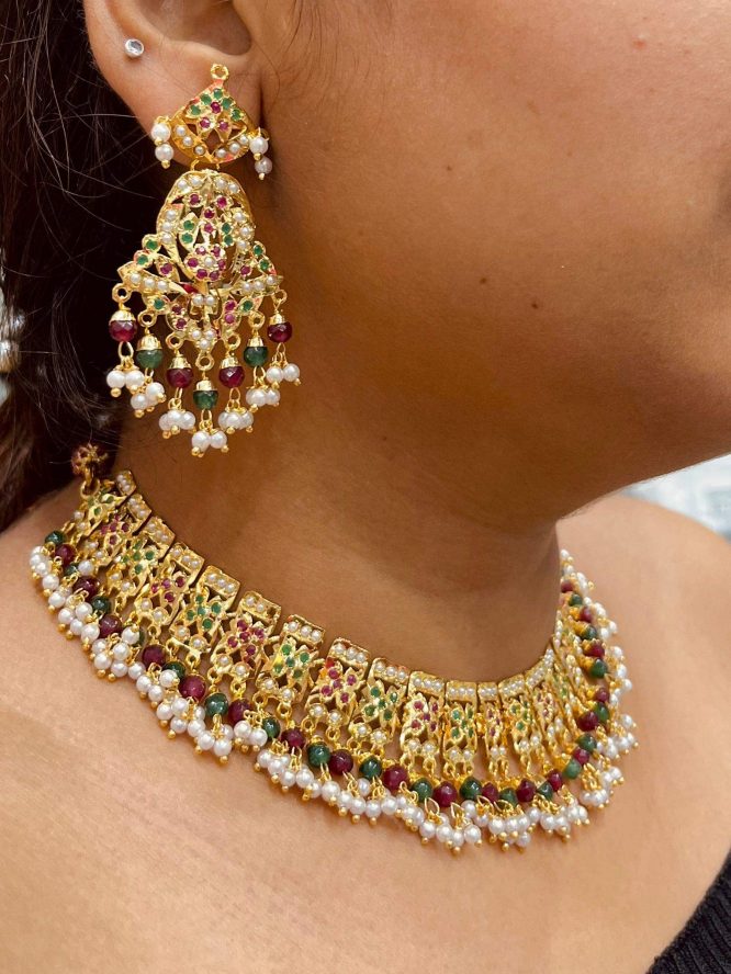 Jadau Necklace Set