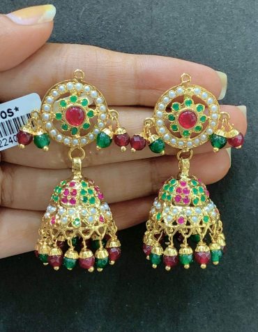 Jadau Earrings