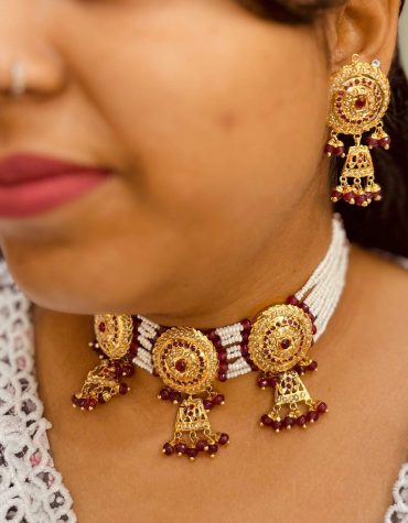 Jadau necklace set