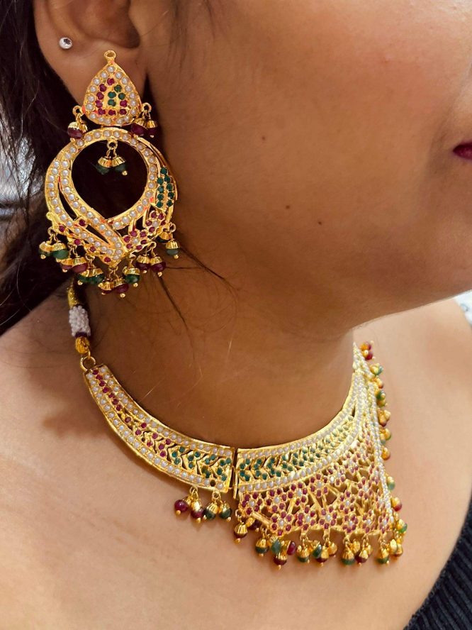 Jadau Necklace Sets 65498