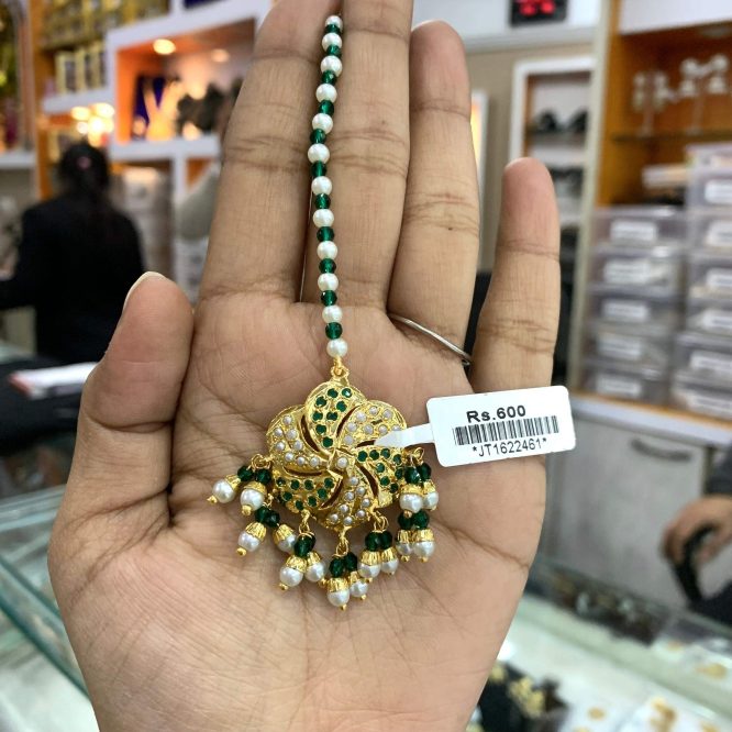 Jadau Maang Tikka 443245