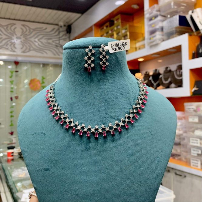 Zircon Necklace Set