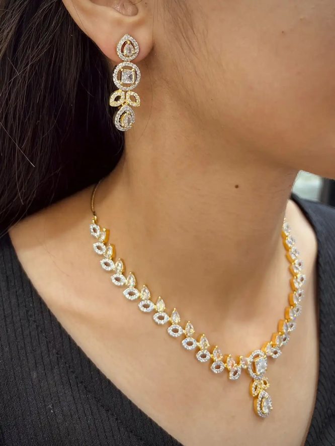 Zircon Necklace Set