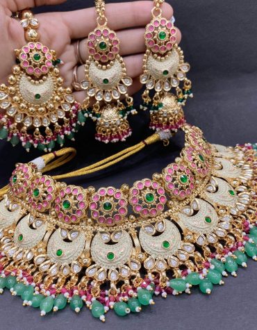 Kundan Necklace Set 567742