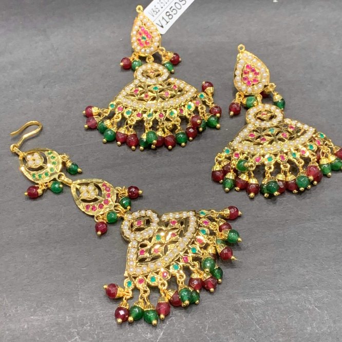 Jadau Earrings