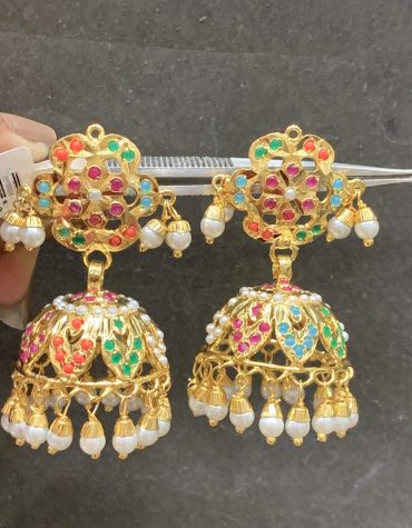 Jadau Earrings
