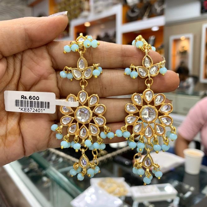Kundan earrings