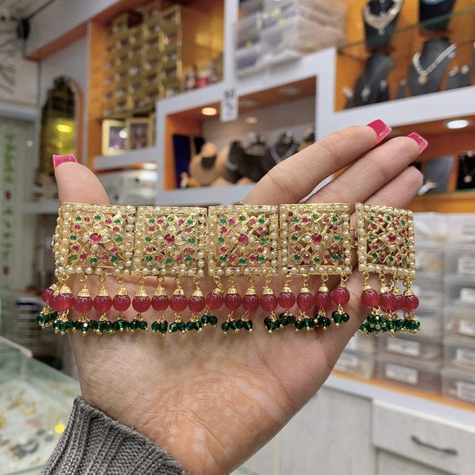 Jadau necklace set783992578