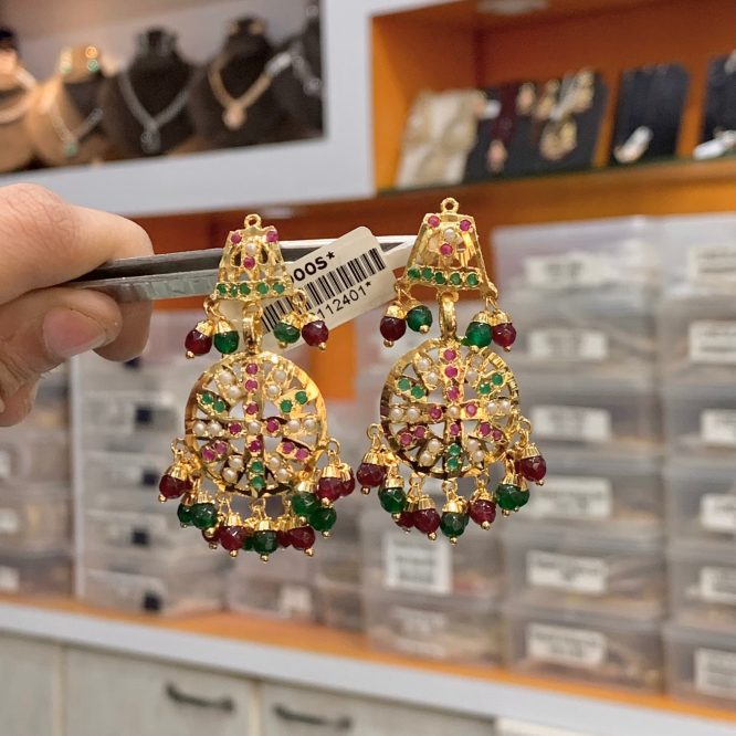 Jadau Earrings