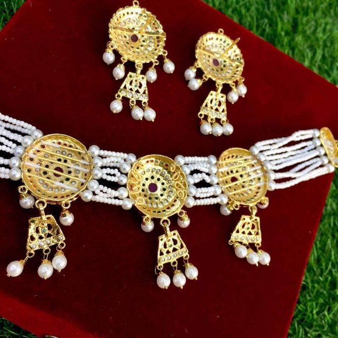 Jadau necklace set