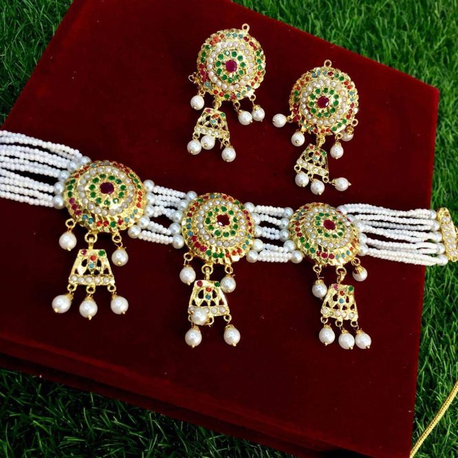 Jadau necklace set