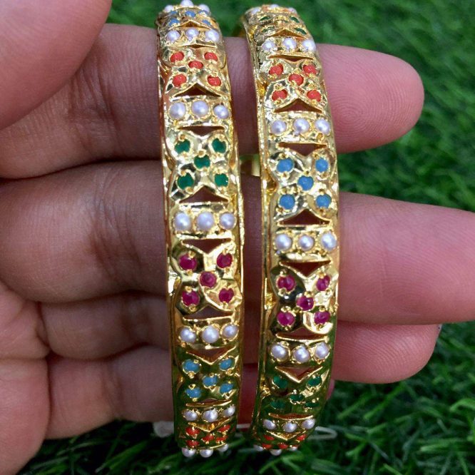 Jadau bangles
