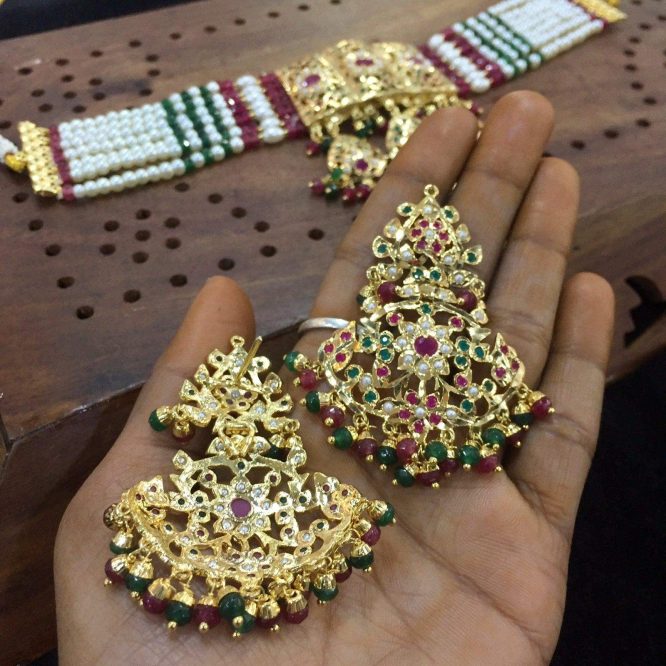 Jadau choker set