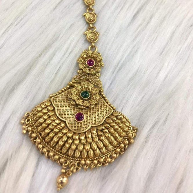 pure antique maang tikka 123524