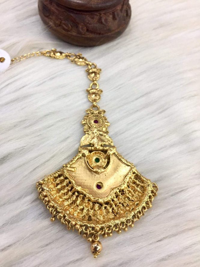 pure antique maang tikka 123524